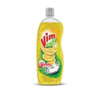 Vim Dishwash Liquid Gel Lemon, With Lemon Fragrance, Leaves No Residue, Grease Cleaner For All Utensils, 750 ml Bottle