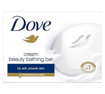 Dove Cream Beauty Bathing Bar With ¼ Moisturizing Cream To Give You Softer, Smoother Skin, 100 g