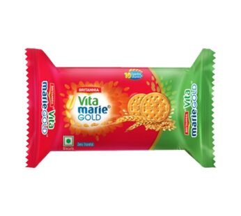 Britannia Vita Marie Gold Biscuits, 65Gram – Prepared Using Refined Wheat Flour (Maida), Sugar, Refined Oil, Iodised Salt, Vitamins, Nature & Artificial Favour- Milk, Butter & Vanilla, Vita Marie