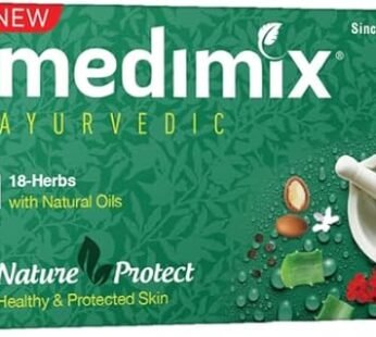 Medimix Ayurvedic Soap with 18 Herbs, 75g – HUMARABAZAR