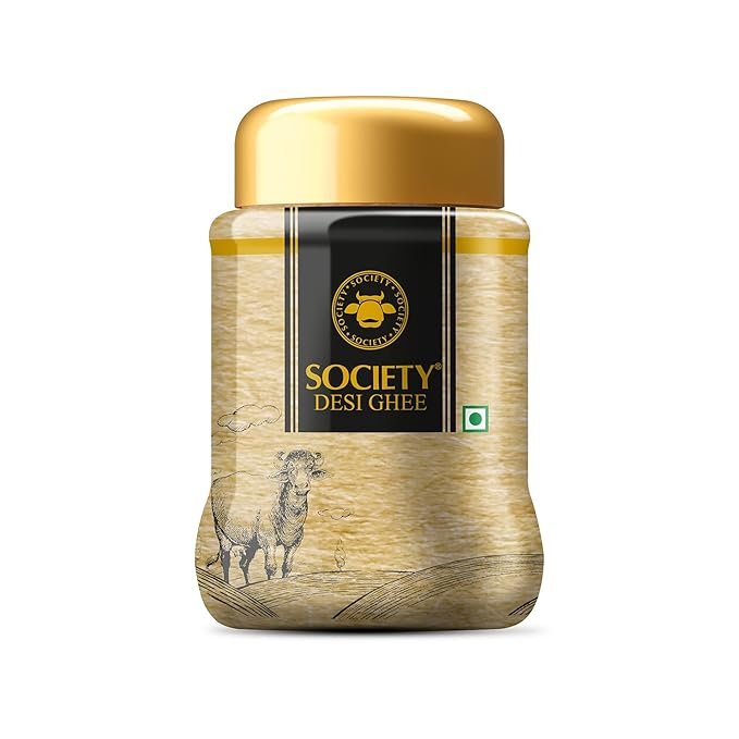 Society Tea | Desi Ghee | Rich Aroma & Granular Consistency | 1 Litre | Pack Of 1