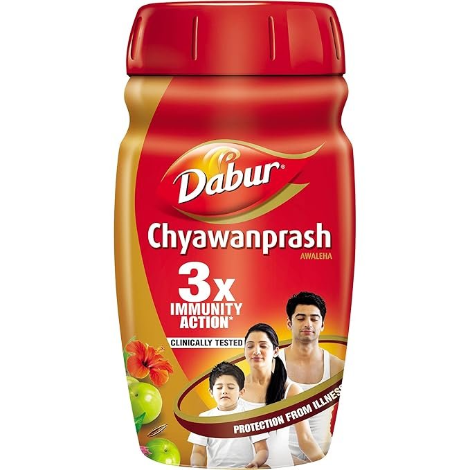 Dabur Chyawanprash – 950g | 3X Immunity Action | With 40+ Ayurvedic Herbs | Helps Build Strength & Stamina | Builds Overall Health | Ayurvedic Health Supplement