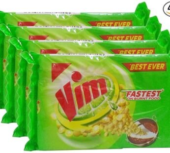 Vim Dishwash Bar, 80g (Pack Of 4) Promo Pack